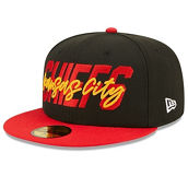 Men's New Era Black/Red Kansas City Chiefs 2022 NFL Draft On Stage 59FIFTY Fitted Hat