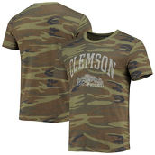 Men's Alternative Apparel Camo Clemson Tigers Arch Logo Tri-Blend T-Shirt