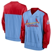 Men's Nike Red/Light Blue St. Louis Cardinals Cooperstown Collection V-Neck Pullover