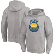 Men's Fanatics Branded Heathered Gray Golden State Warriors The Bay Pullover Hoodie