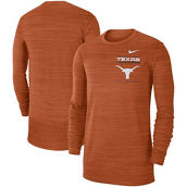 Men's Nike Texas Orange Texas Longhorns 2021 Sideline Velocity Performance Long Sleeve T-Shirt