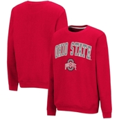 Youth Colosseum Scarlet Ohio State Buckeyes Campus Pullover Sweatshirt