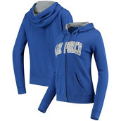 Women's Stadium Athletic Royal Air Force Falcons Arched Name Full-Zip Hoodie
