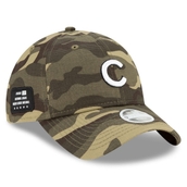 Women's New Era Camo Chicago Cubs 2021 Armed Forces Day 9TWENTY Adjustable Hat