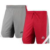 Colosseum Men's Scarlet/Gray Ohio State Buckeyes Am I Wrong Reversible Shorts