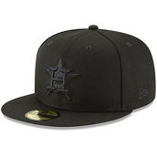 Men's New Era Black Houston Astros Primary Logo Basic 59FIFTY Fitted Hat