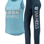 Concepts Sport Women's Navy/Carolina Blue North Carolina Tar Heels Tank Top & Pants Sleep Set