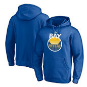 Men's Fanatics Branded Royal Golden State Warriors The Bay Logo Pullover Hoodie