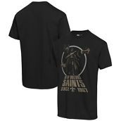 Men's Junk Food Black New Orleans Saints Disney Star Wars Empire Title Crawl T-Shirt