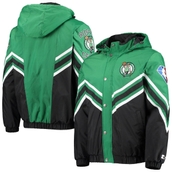 Men's Starter Kelly Green/Black Boston Celtics The Maximum Hoodie Full-Zip Jacket