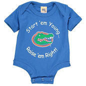 Newborn & Infant Royal Florida Gators Start 'Em Young Bodysuit