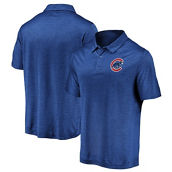 Men's Fanatics Branded Royal Chicago Cubs Iconic Striated Primary Logo Polo
