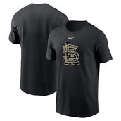 Men's Nike Black St. Louis Cardinals Team Camo Logo T-Shirt