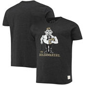 Men's Original Retro Brand Black Purdue Boilermakers Big & Tall Mock Twist T-Shirt