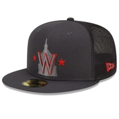 Men's New Era Graphite Washington Nationals 2022 Batting Practice 59FIFTY Fitted Hat
