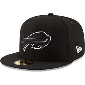 Men's New Era Black Buffalo Bills B-Dub 59FIFTY Fitted Hat