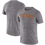Men's Nike Charcoal Texas Longhorns Big & Tall Velocity Space Dye Performance T-Shirt