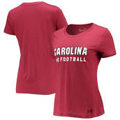 Women's Under Armour Garnet South Carolina Gamecocks 2021 Color Out Throwback T-Shirt