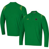 Men's Under Armour Green Notre Dame Fighting Irish 2021 Sideline Motivate Quarter-Zip Jacket