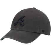 Men's '47 Graphite Atlanta Braves Franchise Fitted Hat