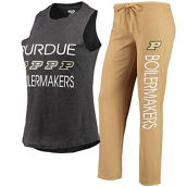Women's Concepts Sport Gold/Black Purdue Boilermakers Tank Top & Pants Sleep Set