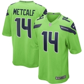 Men's Nike DK Metcalf Neon Green Seattle Seahawks Game Jersey