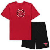Men's Concepts Sport Red/Black Chicago Bulls Big & Tall T-Shirt & Shorts Sleep Set