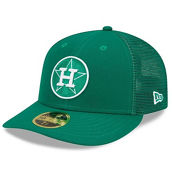Men's New Era Green Houston Astros 2022 St. Patrick's Day Low Profile 59FIFTY Fitted Hat