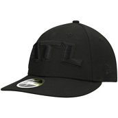 Men's New Era Black Atlanta Falcons Alternate Logo Black on Black Low Profile 59FIFTY II Fitted Hat