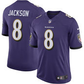 Nike Men's Lamar Jackson Purple Baltimore Ravens Speed Machine Limited Jersey