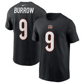 Nike Men's Joe Burrow Black Cincinnati Bengals Player Name & Number T-Shirt