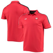Under Armour Men's Red Maryland Terrapins Sideline Recruit Performance Polo