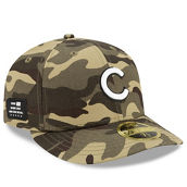 Men's New Era Camo Chicago Cubs 2021 Armed Forces Day On-Field Low Profile 59FIFTY Fitted Hat