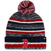 Youth '47 Navy Boston Red Sox Boondock Cuffed Knit Hat with Pom