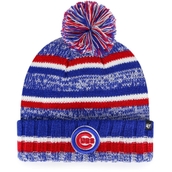 Youth '47 Royal Chicago Cubs Boondock Cuffed Knit Hat with Pom