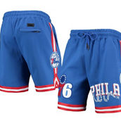 Men's Pro Standard Royal Philadelphia 76ers Team Chenille Shorts