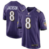 Men's Nike Lamar Jackson Purple Baltimore Ravens Game Player Jersey