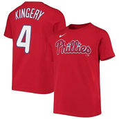 Youth Nike Scott Kingery Red Philadelphia Phillies Player Name & Number T-Shirt