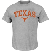Men's Profile Heathered Gray Texas Longhorns Arch Over Big & Tall T-Shirt