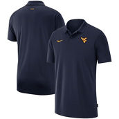 Men's Nike Navy West Virginia Mountaineers 2021 Early Season Victory Coaches Performance Polo