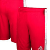 Colosseum Youth Scarlet Ohio State Buckeyes Very Thorough Colorblock Shorts