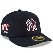 Men's New Era Navy New York Yankees 4th of July On-Field Low Profile 59FIFTY Fitted Hat