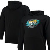 Men's New Era Black Jacksonville Jaguars Big & Tall Primary Logo Pullover Hoodie
