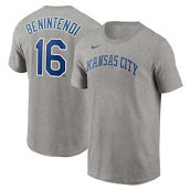 Men's Nike Gray Andrew Benintendi Kansas City Royals 2022 Name & Number T-Shirt