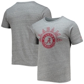 Men's League Collegiate Wear Heathered Gray Alabama Crimson Tide Tide Seal Nuevo Victory Falls Tri-Blend T-Shirt