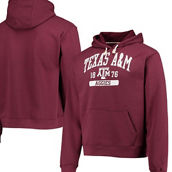 League Collegiate Wear Men's Maroon Texas A&M Aggies Volume Up Essential Fleece Pullover Hoodie