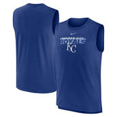 Men's Nike Royal Kansas City Royals Knockout Stack Exceed Performance Muscle Tank Top