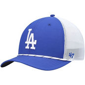 Men's '47 Royal Los Angeles Dodgers Burden Trucker Snapback Hat