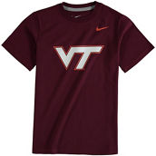 Youth Nike Maroon Virginia Tech Hokies Cotton Logo T-Shirt