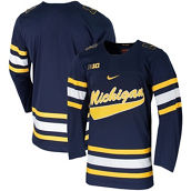 Nike Men's Navy Michigan Wolverines Replica Team Hockey Jersey